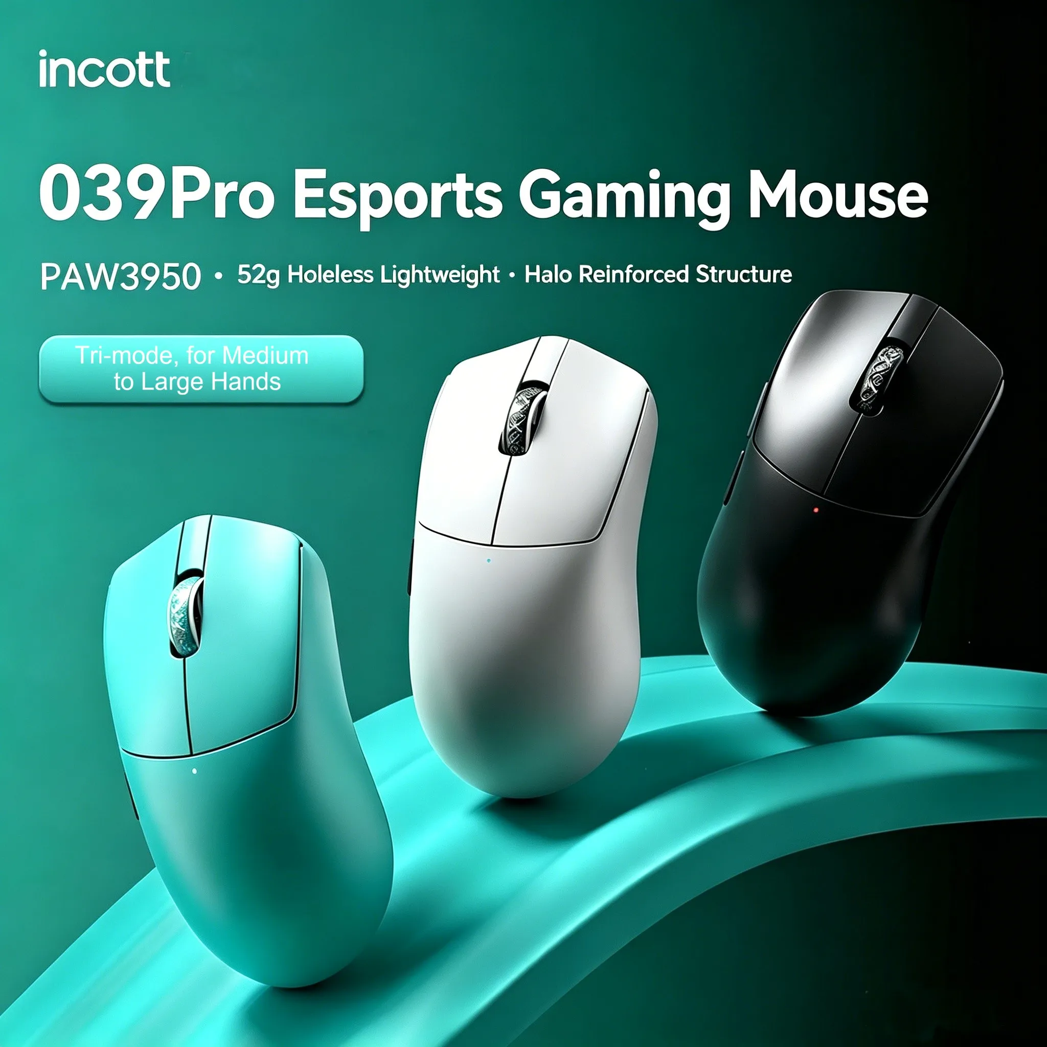 Esports Gaming Kings - Incott 039 Pro PAW3950ES-KING 8KHz Üç