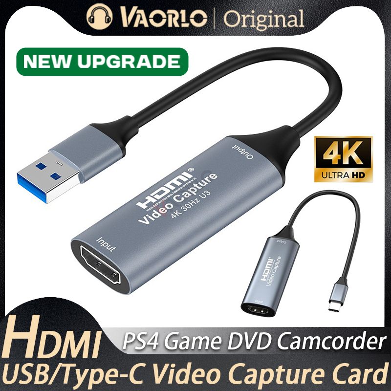 Capture Card 4K Hdmi - 4K USB3.0/Tip-C Video Yakalama Kartı HDMI