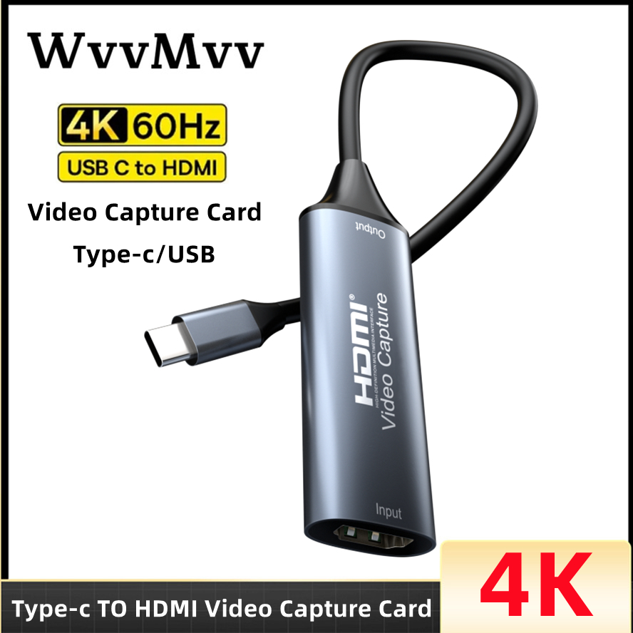 Capture Card 4K Hdmi - USB tip C HDMI uyumlu kablo