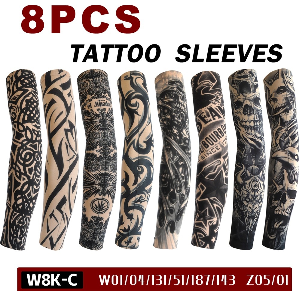 8 adet sahte geçici tam kol dö - Esports Gaming Arm Sleeve incelemesi ve fiyatı