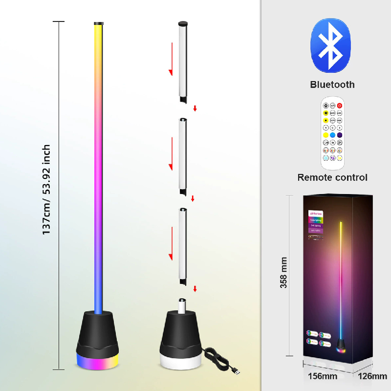 2026 RGB Zemin Lambası Bluetoo - Esports Gaming Remote incelemesi ve fiyatı